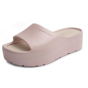 Lemon Jelly Link Platform Sandals